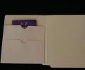 Left-Hand Double Pocket Folder, Letter Size, 11 Pt, Item 1590