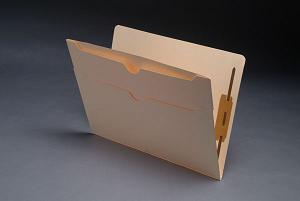 Manila Double Pocket Folder with Fasteners, Letter Size, 11 Pt, Item 9072