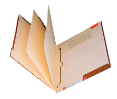 Kolor-Lok™ Right Hand Pocket Folder with Fastener in Position 3
